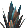 thumbnail image 4 of Rustic Metal Blue Sculpture DIY Agave Plant Garden Statue, 4 of 8