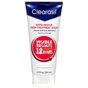 Clearasil Rapid Rescue Deep Treatment Wash, Normal to Oily Skin, 6.78 fl oz (Pack of 2)