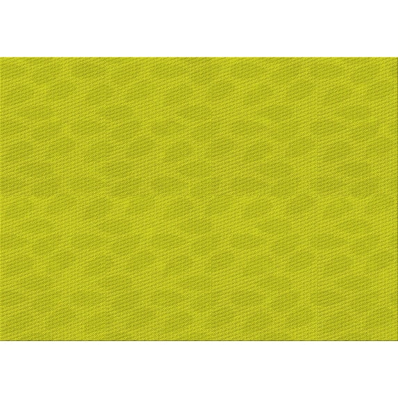 Ahgly Company Machine Washable Indoor Rectangle Transitional Canary Yellow Area Rugs, 2' x 5'