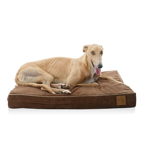 Laifug 46"x28"x4"Pet Bed/Orthopedic Memory Foam Dog Bed with Durable
