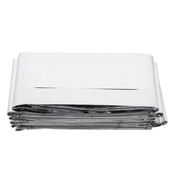 1 manta aislante plegable de doble cara para exteriores, de aluminio.