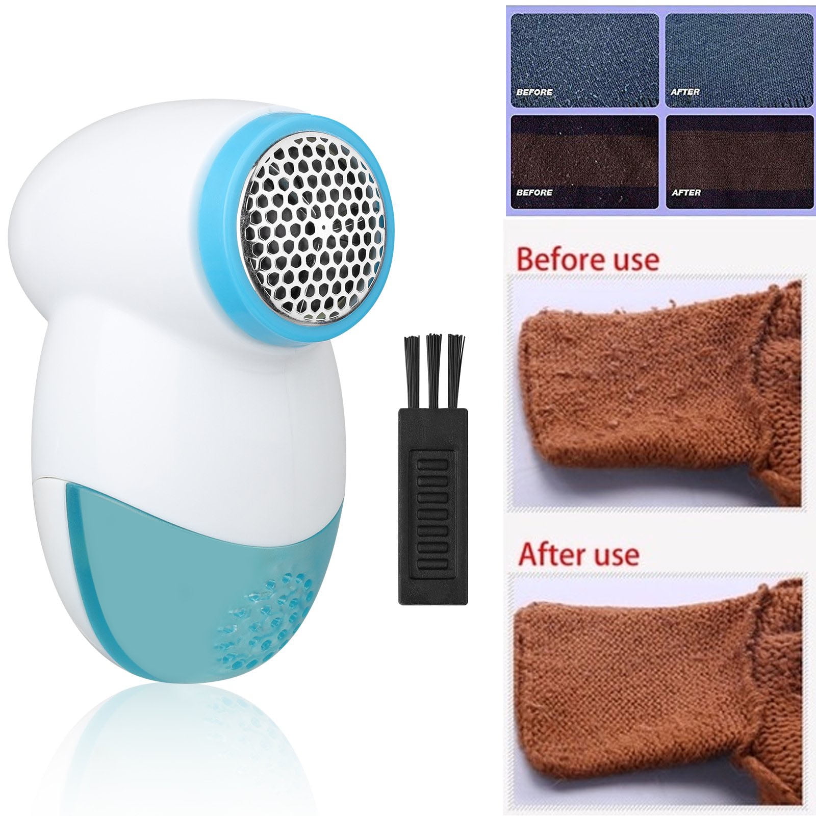 EEEkit Electric Lint Remover with 3Leaf Blades, Portable Fabric