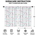 thumbnail image 2 of Funny Window Curtains for Kids Room - 42Wx63H Inch 2 Panels, Rod Pocket Colorful Cartoon Horse Patterns for Girls Bedroom Decor Preschool Classroom Curtains Playroom Living Room Window Drapes, 2 of 5