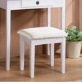 thumbnail image 3 of Moniys Wood Moniya Makeup Vanity Table and Stool Set, 3 of 5