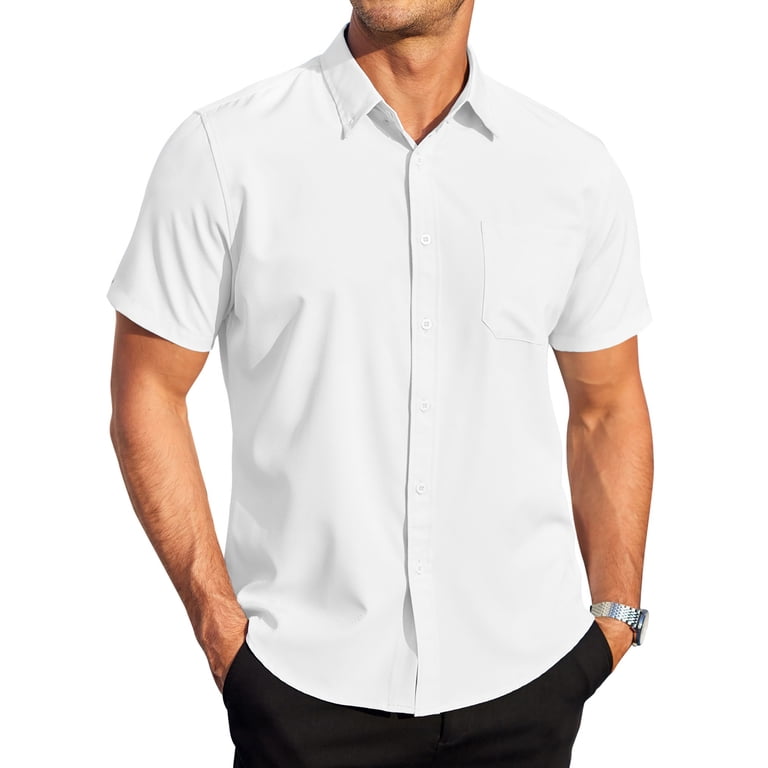 Gents Bliss Men's Short Sleeve Casual Oxford Shirt photo 1