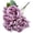 Dark Purple, variant on Simulation Rose Wedding Flower, 7 Head Artificial Rose Bridal Bouquet, Handmade Flowers for Wedding Centerpiece Decor, 40x30cm