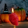 thumbnail image 5 of Halloween Scented Candle - Brain & Skull Design, Beeswax & Soy Wax Blend, Aromatherapy Gift for Men Women, Holiday Home Decor, Clean Burning, Festive Party Centerpiece, 25g/68g Options, 5 of 6