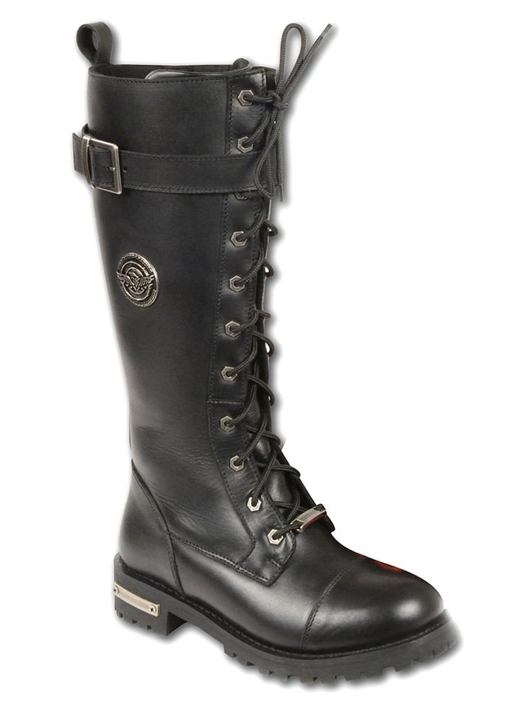 womens tall black boots size 11