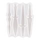 thumbnail image 1 of Ounissouiy Espada ligereza molde de silicona reutilizable molde multiusos plegable fácil almacenamiento colgante moldes herramientas Artesanía 4 espadas pequeñas, 1 of 6