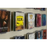 CollectorMount CD Mount Wall Frame Display and Shelf Stand, Invisible and Adjustable, 1 Pack