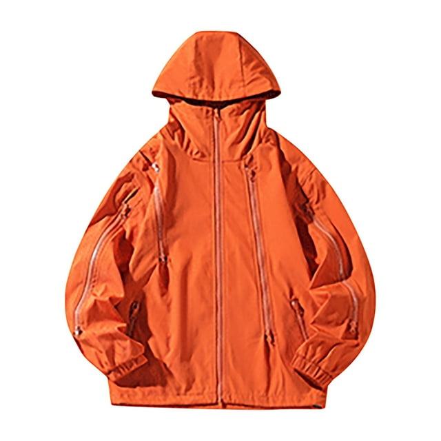 Wen's Sports Outdoor Hard Shell Jacket Outdoor Mountaineering Riding Windproof Punching Jacket Warm Removable Hat Mountaineering Thin Jacket