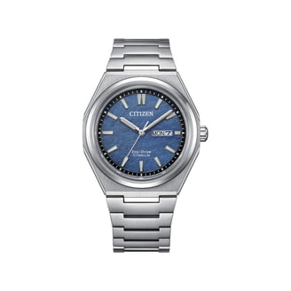 Citizen Men's Eco-Drive Classic Black IP Stainless Steel Orange