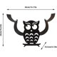 thumbnail image 2 of Owl Shaped Toilet Paper Holder, Black Metal Toilet Frame, 7 Volume Capacity, Soft Cloud Wall Hanging Paper Wall, Funny Bathroom Accessories, 2 of 5