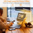 thumbnail image 3 of TEMOGU-LED Desk Lamp Eye-Caring Table Lights Dimmable 5 Modes Touch Control Adjustable Table lamp with USB Charging Port for Home Office Reading, Studying Working (White + Wireless Charger), 3 of 4