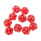 thumbnail image 1 of 10 Piezas Juguetes de Juego de Dados con de & D de 20 dos - rojo, 25mm Sunnimix Dado, 1 of 6