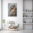 thumbnail image 3 of ZHONGYUTONG Virgin Mary Wall Art Catholic Canvas Mother of Jesus Pictures Religious Holy Mary Painting for Living Room Decor Framed (20.00" x 30.00"), 3 of 5