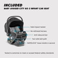 thumbnail image 3 of Sistema de viaje todoterreno Baby Jogger City Mini GT2, incluye asiento infantil para automóvil City GO 2, negro opulento, 3 of 5