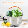 thumbnail image 3 of Basket Stainless Steel Basket with Stand and Handle for Kitchen, 3 of 8