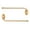 Gold, variant on MERIVILLE 24"-38" Swing Arm Curtain Rod, 1/2" Diameter, Gold, 2 Pieces