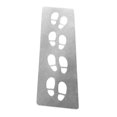 thumbnail image 2 of Christmas Footprint Stencil Set Reusable PETG Plastic Templates DIY Crafts Holiday Decor Art Projects, 2 of 8