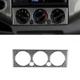 thumbnail image 1 of Para 2011-2015 Cubierta de panel decorativo de interruptor de aire acondicionado de automóvil de fibra de carbono suave Accesorios interiores, 1 of 2