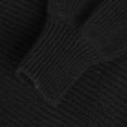 thumbnail image 6 of Miluxas Plus Size Sweater Tops On Seasonal Clearance Women's Solid Long Sleeve Pullove Turtleneck-Neck Sweater Tops Black 12(XXL), 6 of 6