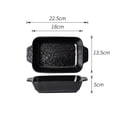 thumbnail image 2 of Creative Stone Pattern Double Ear Plate Microwave Plate Ceramic Household Electric Oven Baking Dish Baking Bowl, 2 of 5