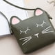 thumbnail image 3 of Lindo bolso bandolera con forma de gato, monedero para niñas pequeñas, 3 of 5