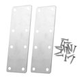 thumbnail image 3 of Phenofice 2Sets Fixing Corner Brace Rectangular Silver For Furniture Assembly, 3 of 7