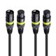thumbnail image 1 of Lámpara de escenario DMX Cable Matters, paquete de 2 unidades, 22 AWG, 7,6 m, 3 pines, 1 of 7