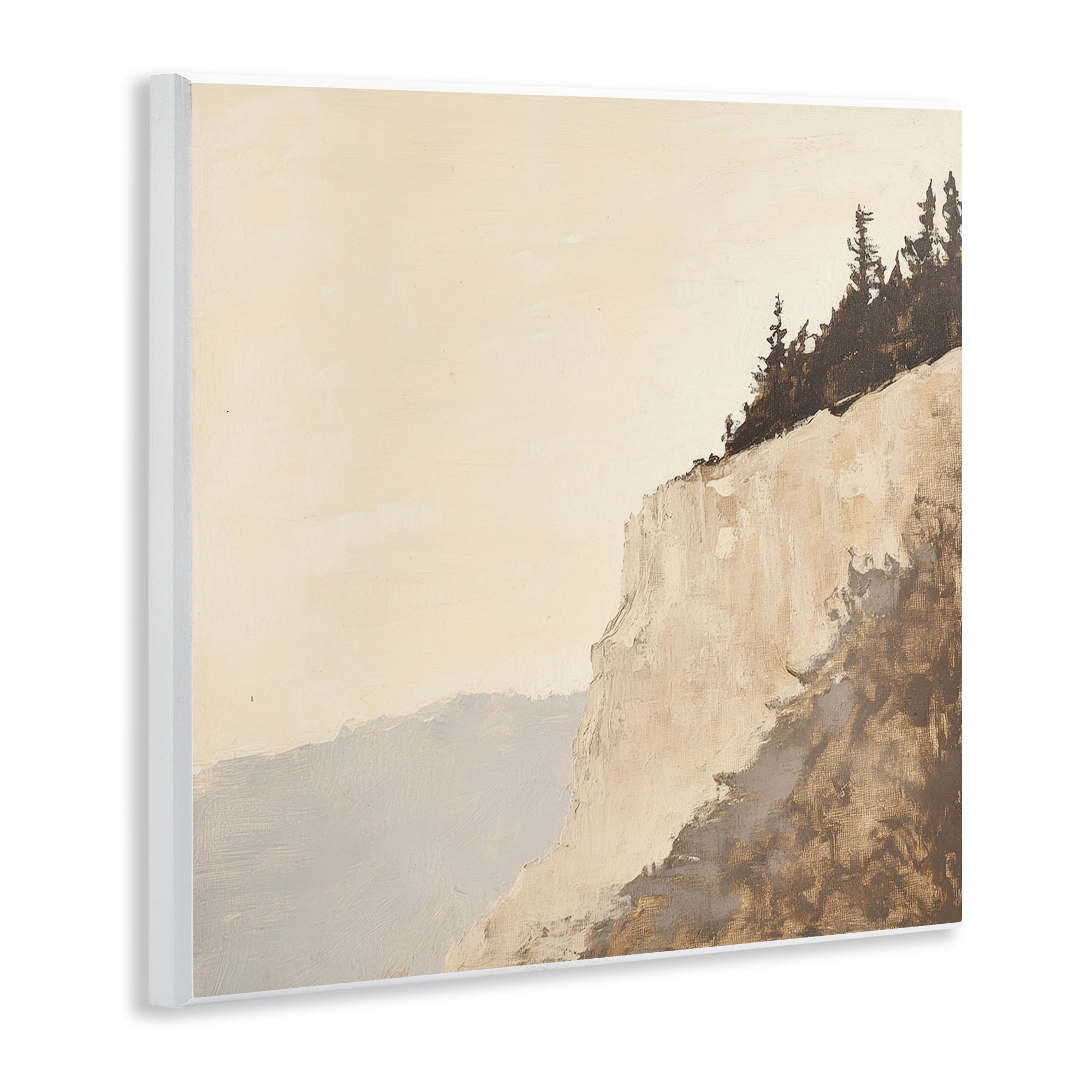 Stupell Industries Serene Cliffside Vista Wall Plaque Art, design by Petal Prints Design