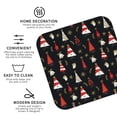 thumbnail image 3 of Disketp Christmas Tree and Gold Socks Funny Coasters,4 Pcs Leather Coasters with Holder, Perfect Housewarming Hostess Gifts,Protect Furniture from Water Marks Scratch and Damage-Square, 3 of 6