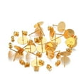 thumbnail image 2 of yingyy Earring Stud Base Handmade Popular Personality Ear Pins Setting Lady Jewelry Making Tool Party Beach Time Supplies Gold 10mm 1Set, 2 of 6
