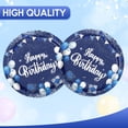 thumbnail image 4 of Platos de papel Cekivina Birthday 23 cm azul/plata (20 unidades), 4 of 6