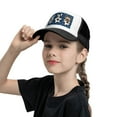 thumbnail image 5 of PAYOHTO Kids Cute French Bulldog Soccer Baseball Hat Back Adjustable Mesh Breathable Hats Black Trucker Cap Outdoor Fishing Sun Caps for Boys or Girls ages 4-10, 5 of 9