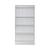 Liberty Furniture Magnolia Manor 60 Inch Bookcase Office Storage - Antique White & Weathered Bark