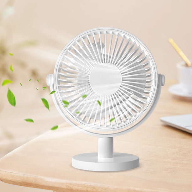 Circulador de aire con luz LED Mini ventilador eléctrico Ventilador de refrigeración para el hogar para oficina en casa Hugtrwg Para estrenar