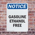 thumbnail image 4 of (2 Pack) Gasoline Ethanol Free OSHA Notice Sign 10 Inch X 14 Inch Plastic Sign, Weather Resistant, UV Protected for Workplace, Business, and Construction Site, Made in the USA, 4 of 8