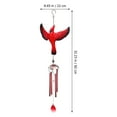 thumbnail image 2 of Hytrove 1Ud Campana Colgante Roja De Hierro Con Sonido Para Interior Y Exterior, 2 of 7