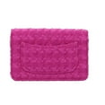 thumbnail image 3 of Pre-Owned Chanel Matelasse Shoulder Bag Tweed Purple Women's CHANEL Chain Wallet (Good), 3 of 7