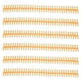 thumbnail image 3 of Plastic Binding Spine, Loose Leaf Rings Detachable Good  Gloss Easy To Install  For Home Or School Use Orange, 3 of 8