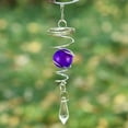 Hanging Bell Chime Hummingbird Solar Wind Chime Color Vintage Glass