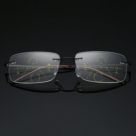 Reading Glasses Progressive Multifocal Lens Presbyopia Anti Fatigue Glasses for Elders (Best Multifocal Lenses For Glasses)