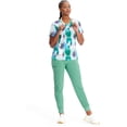 thumbnail image 3 of Infinity Scrubs Top For Women Mock Print Wrap CK608, 3 of 5