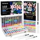 thumbnail image 1 of Set de pintura de acuarela MCOOH 168 colores con pinceles y libro, 1 of 8