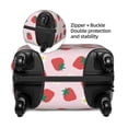 thumbnail image 4 of Xecao Strawberry Floral print Elastic Luggage Cover, with double-sided print , is perfect for travel, business, and daily use (NOT included luggage!), 4 of 9