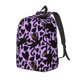 thumbnail image 1 of Balery Cartoon Black Cats Mochila Clásica Impresa Básica para Viaje, Mochila Escolar Resistente al Agua, Mochila de Lona con Correas Ajustables-Medium, 1 of 5