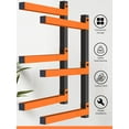thumbnail image 6 of Heavy Duty Wood Storage Rack Wall Mount, 6-Level System Holds Up to 1400 lbs, Rustproof & Space-Saving Design, 6 of 6