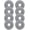 Dark Gray Q Revo, variant on Mop Pads Replacement for iRobot Roomba Plus Dark Gray Y0110, Microfiber Washable 8 Pack