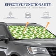 thumbnail image 4 of Fotbe Green Kiwi 2-Piece Car Windshield Sun Shade | Sun Blocker for Car Windshield | Foldable Automotive Interior Accessories for Sun Protection-Medium, 4 of 7
